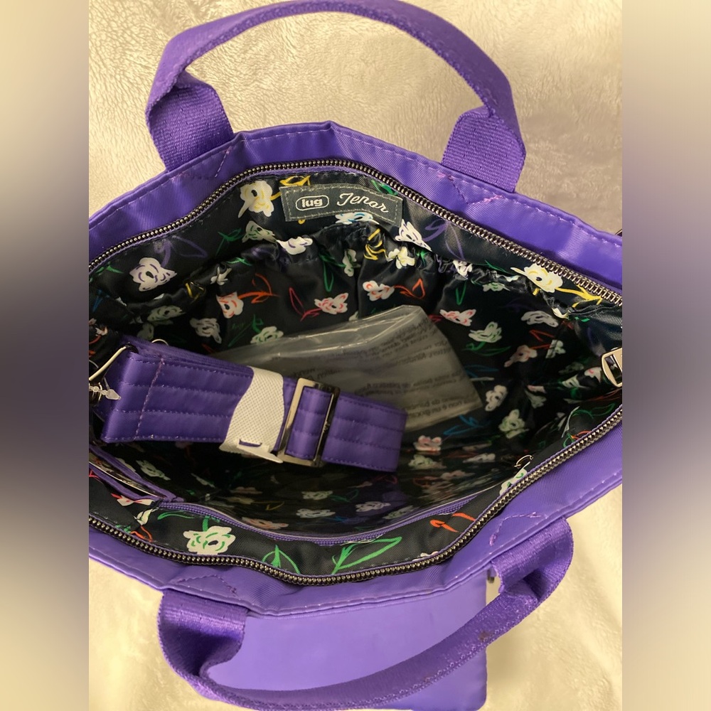 NWT Lug Tenor 2 Peice Crossbody Set Purple 💜 - Picture 8 of 13